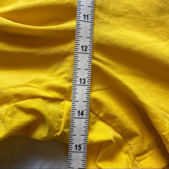 White Sierra VintageYellow Nylon Shorts Size Large - Picture 8 of 9